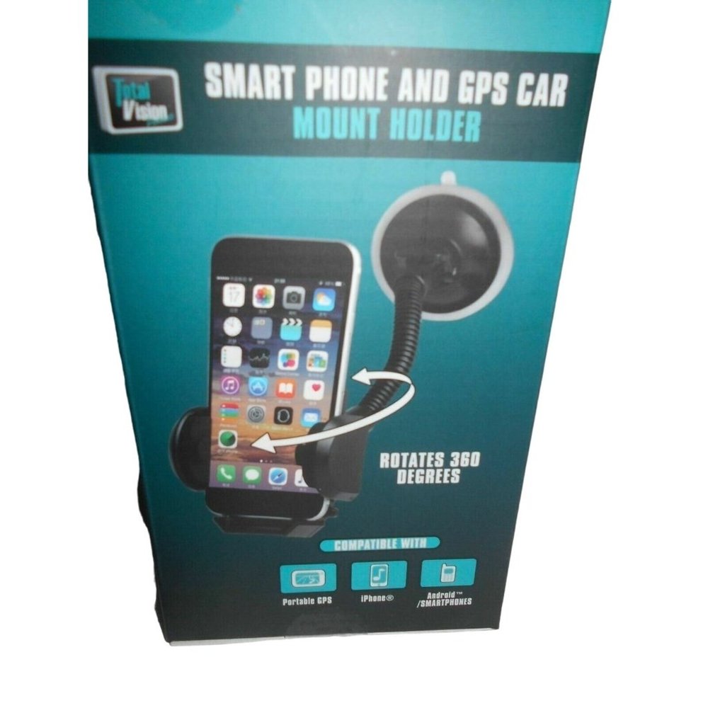 Total Vision NIB Smart Phone & GPS Car Mount Holder NEW